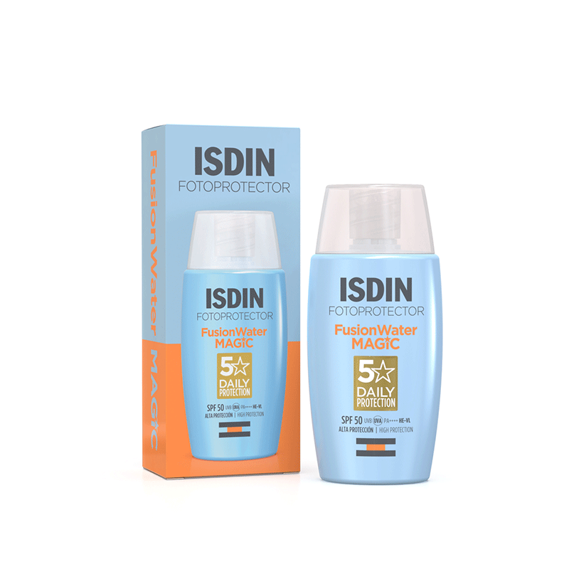 ضد-آفتاب-فیوژن-واتر-مجیک-ایزدین-ISDIN-Fotoprotector-Fusion-Water-Magic-SPF-50